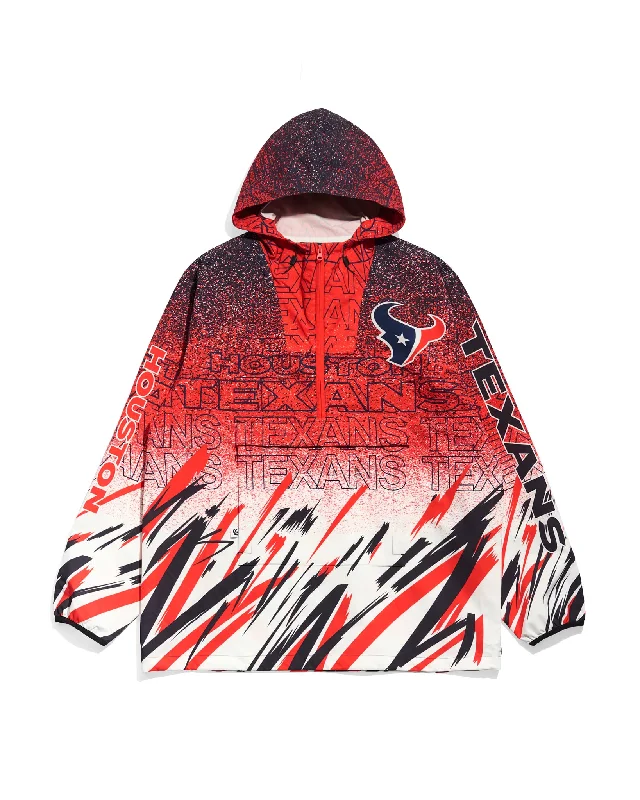 Houston Texans Sketch Anorak Jacket Dynamic Men's Moto