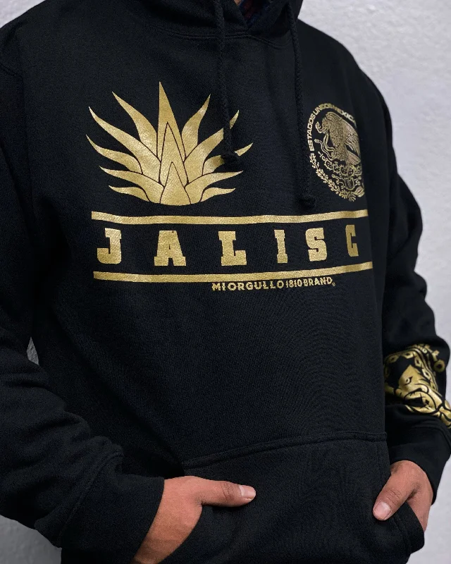 JALISCO AGAVE CLASSIC BLK HOODIE Laid