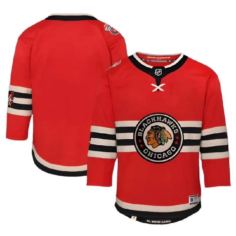 Youth Chicago Blackhawks Red 2025 NHL Winter Classic Premier Jersey Luxurious Men's High