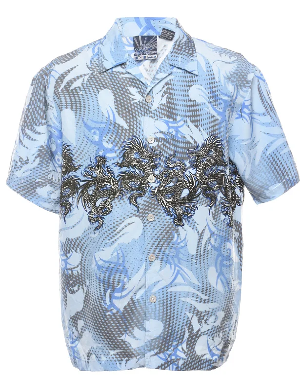 Y2K Short Sleeve Shirt - L Artistic Men's Avant