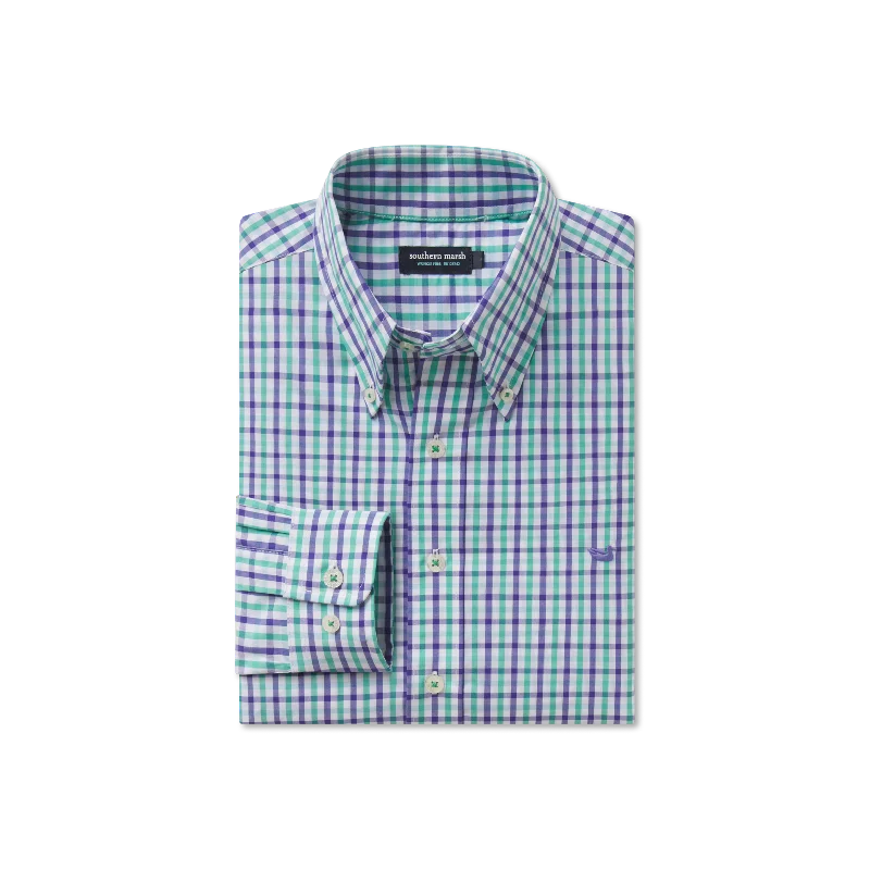 Evans Gingham Dress Shirt Rugged Men's Outdoor 