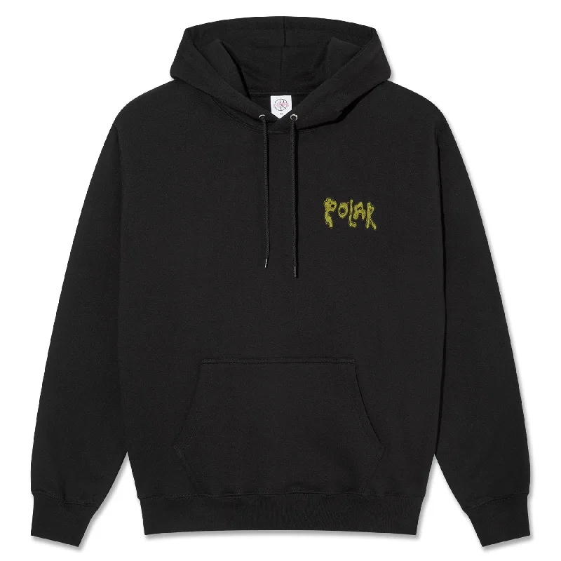 Polar Skate Co. Dave Hoodie Bear Black Preppy Men's College