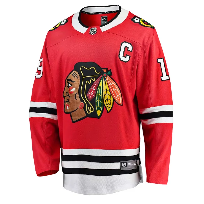 Fanatics - Men's Chicago Blackhawks Jonathan Toews Breakaway Jersey (879M CBHH H37 T19) Sophisticated Men's 