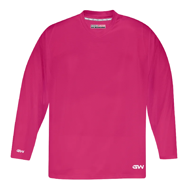 GameWear GW5500 ProLite Series Junior Hockey Practice Jersey - Pink Dapper Men's Bow