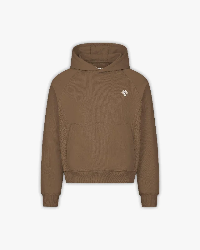 INSIDE OUT HOODIE CHOCOLATE BROWN Classic Men's Pin