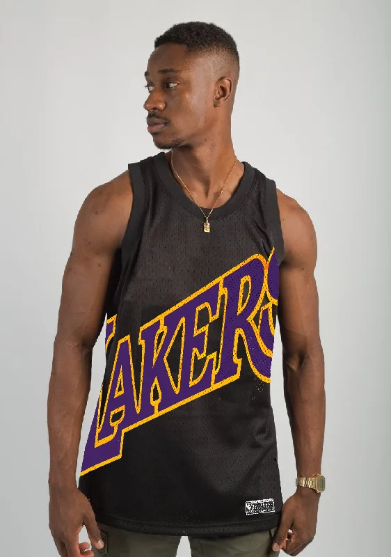 NBA Mens Los Angeles Lakers Mesh Jersey <br> 7K2M17AA7-LAK Bohemian Men's Free