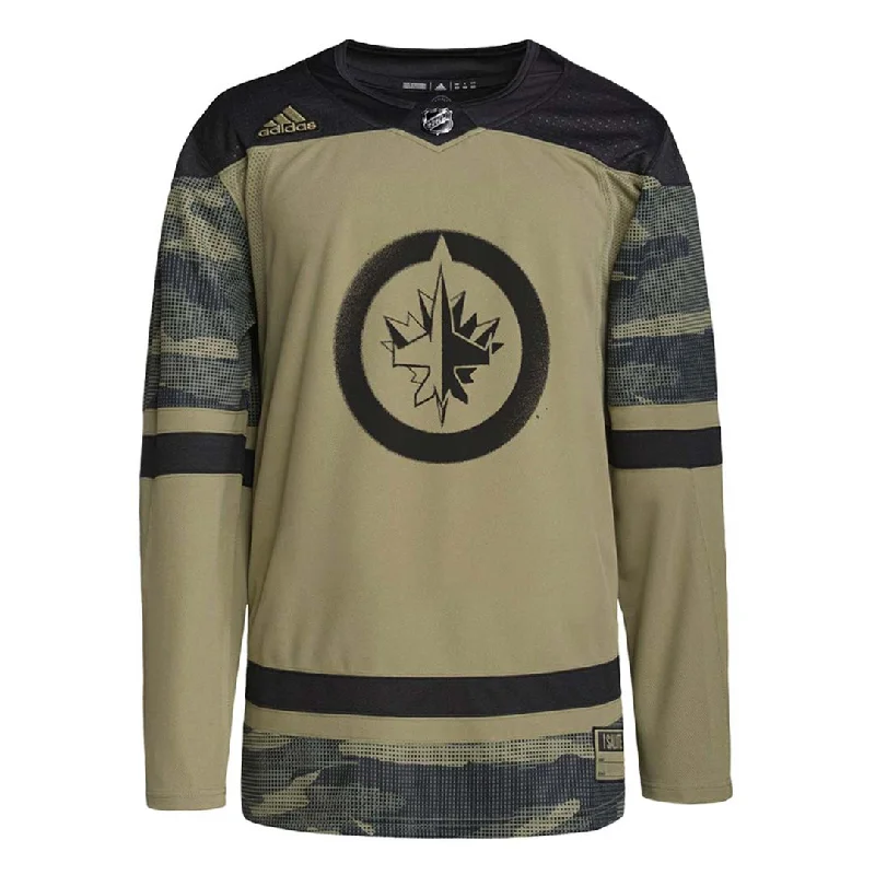 adidas - Men's Winnipeg Jets Authentic Camo Military Appreciation Jersey (HB1787) Dynamic Men's Moto