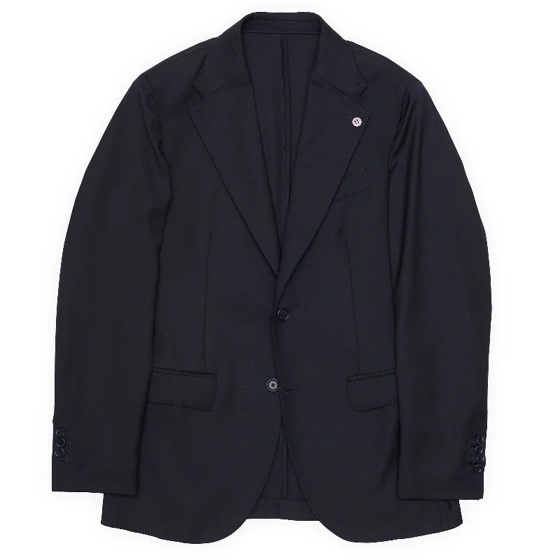 SARTORIA PARTENOPEA Navy Blue Wool Jacket EU 46 NEW US 36 Current Model Hip Men's Retro