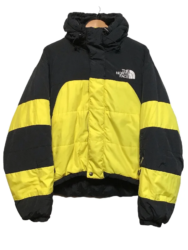 North Face Black & Yellow Puffer (Size L) Elegant Men's Cashmere