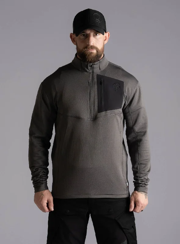 SIEGE TECH FLEECE HALF ZIP Luxurious Men's High