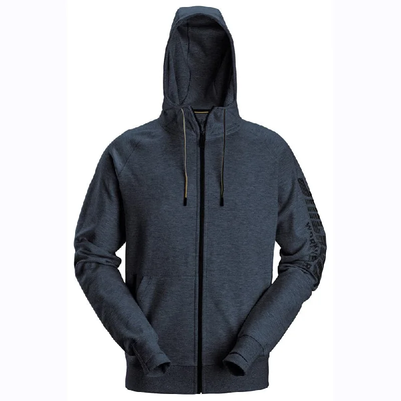 Snickers 2895 Logo Full-Zip Hoodie Sweatshirt Streetwear Style