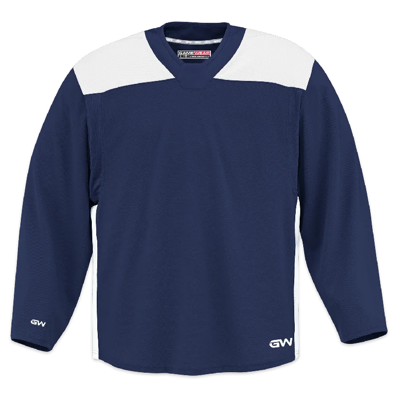 GameWear GW6500 ProLite Series Senior Hockey Practice Jersey - Royal / White Artistic Men's Avant