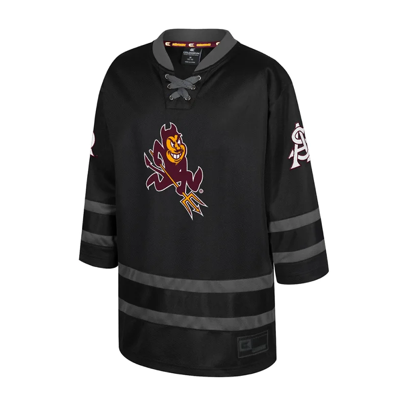 ASU OTI Youth Hockey Jersey BLK Unique Men's Patch