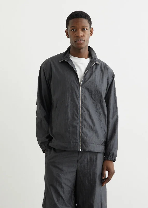 Washed Nylon Blouson Modern Men's Geometric