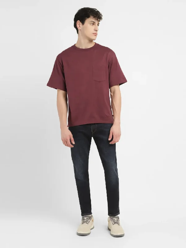 Men's Solid Relaxed Fit T-shirt Traditional Men's Wool