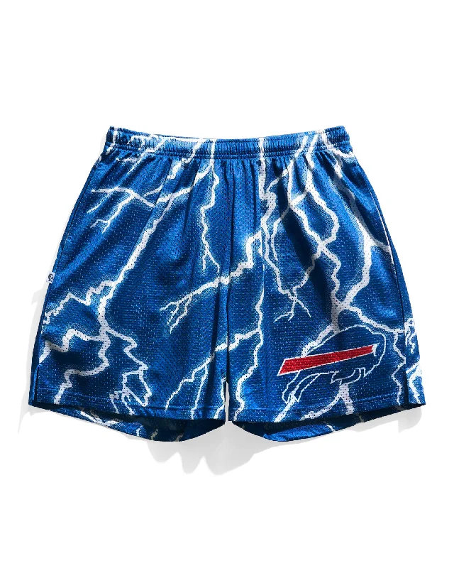 Buffalo Bills Lightning Retro Shorts Athletic Men's Compression