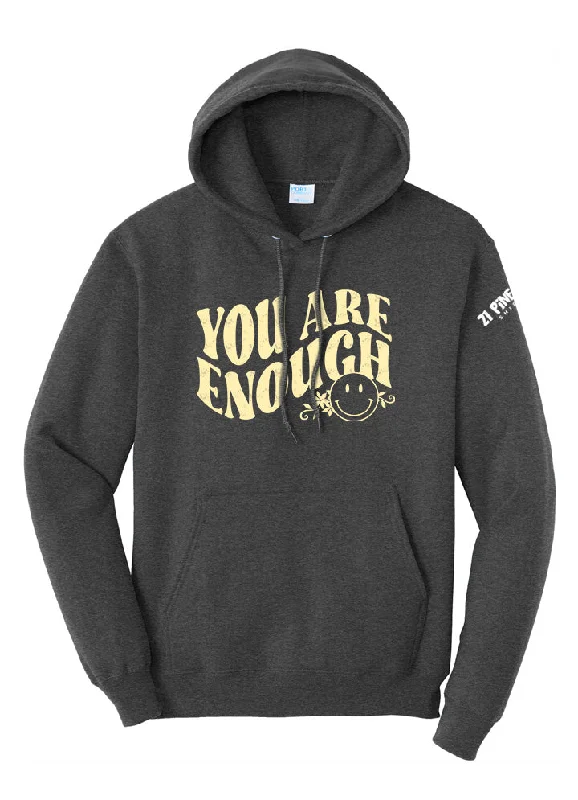 You Are Enough Hoodie Bohemian Men's Free