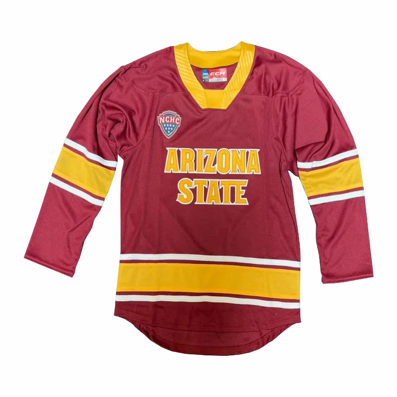 ASU CCM Hockey Jersey MRN Refined Men's Velvet