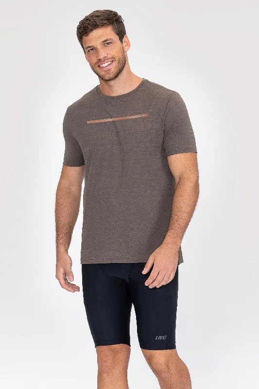 LIVE! Merged T-Shirt Trendy Men's Oversized