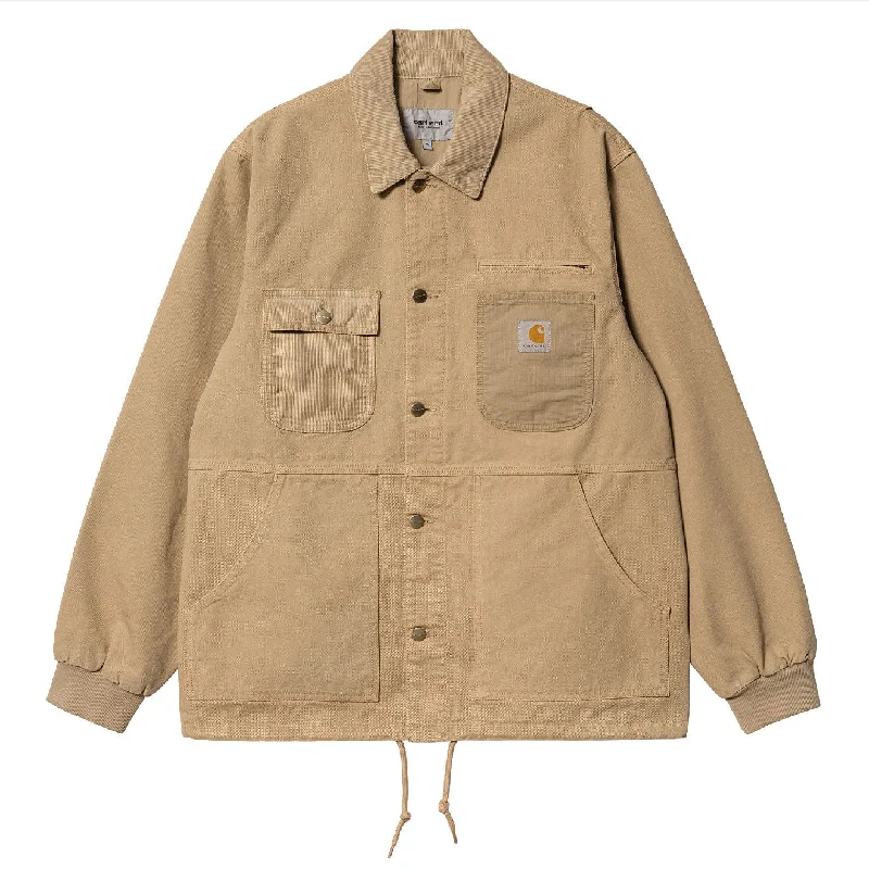 Carhartt WIP Medley Jacket Dusty H Brown Casual Men's Loose