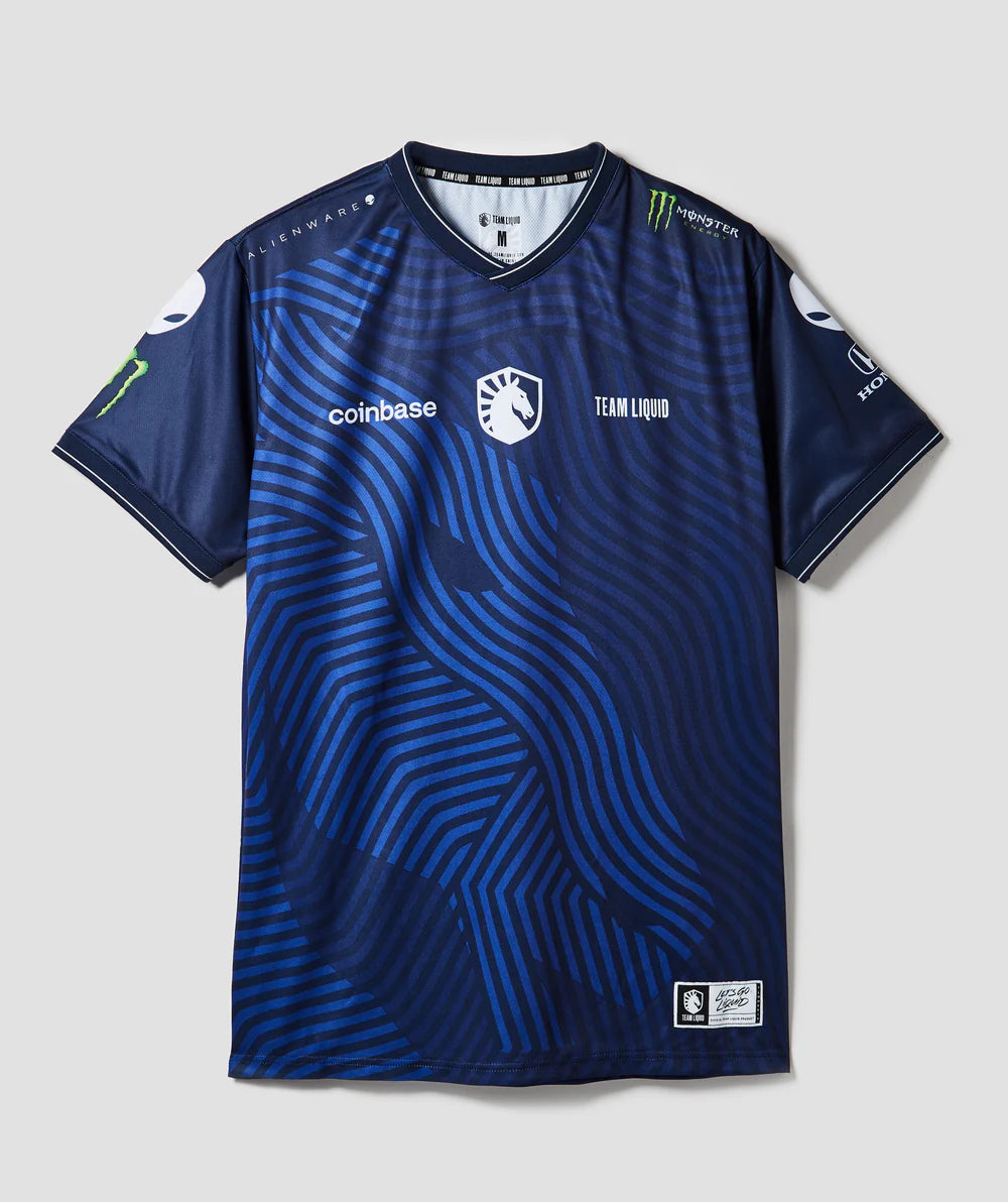 Team Liquid 2024/25 Pro Jersey Blue Edgy Men's Punk