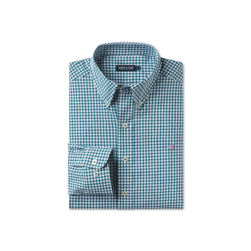 Nashville Gingham Dress Shirt Cozy Men's Winter