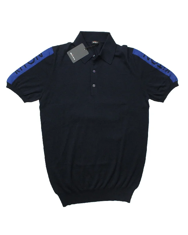 Kiton Polo Shirt Dark Blue EU 48/ S Confident Men's Power