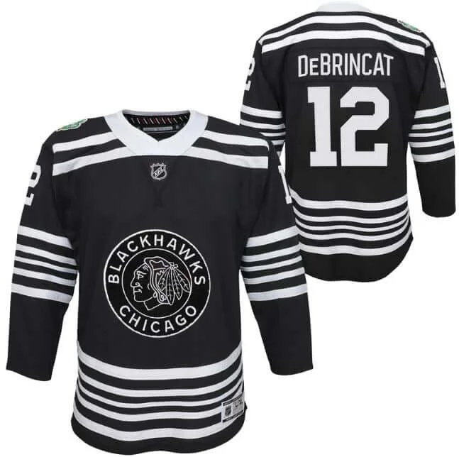 Alex DeBrincat Chicago Blackhawks Youth Alternate 2019/20 Premier Player Jersey – Black Elegant Men's Formal 