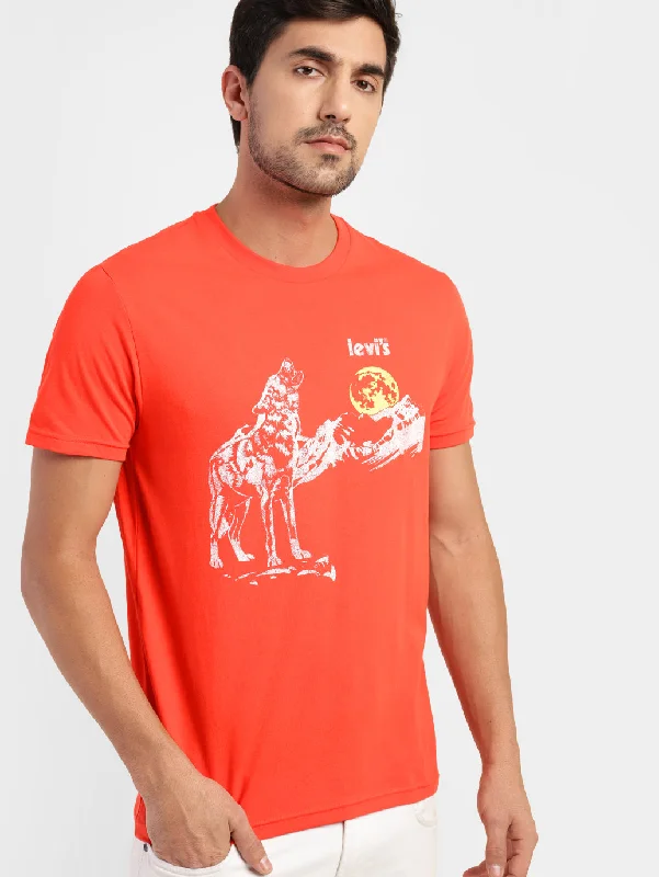 Men's Graphic Print Regular Fit T-shirt Adventure