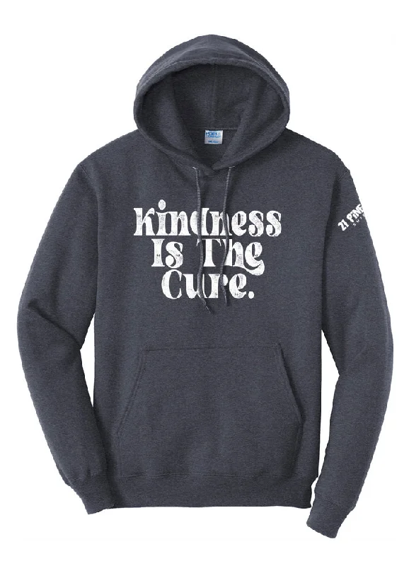 Kindness Is The Cure Groovy Hoodie Masculine Men's 