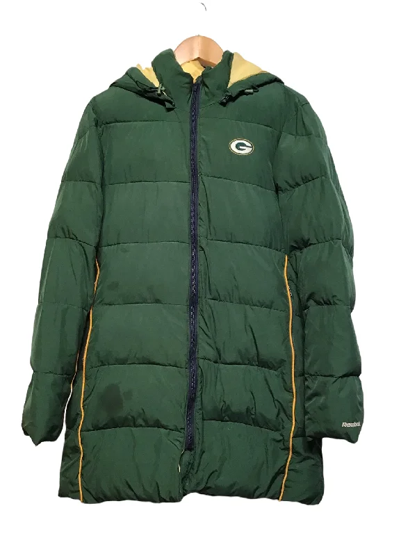 NFL Green Bay Packers Long Puffer (Size L) Refined Men's Velvet