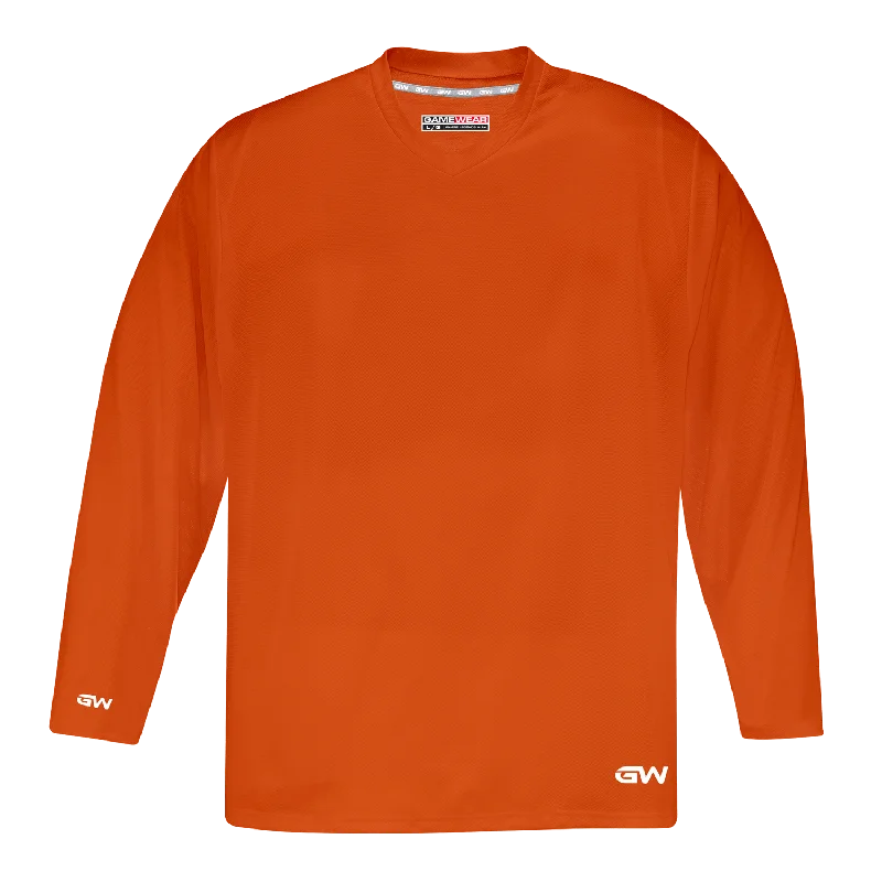 GameWear GW5500 ProLite Series Junior Hockey Practice Jersey - Orange Preppy Men's College