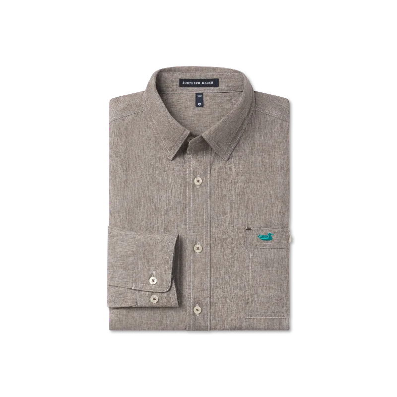 West End Performance Woven Shirt Elegant Men's Cashmere