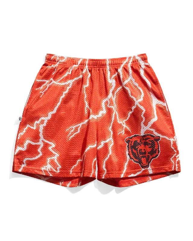 Chicago Bears Lightning Retro Shorts Earthy Men's Sustainable 