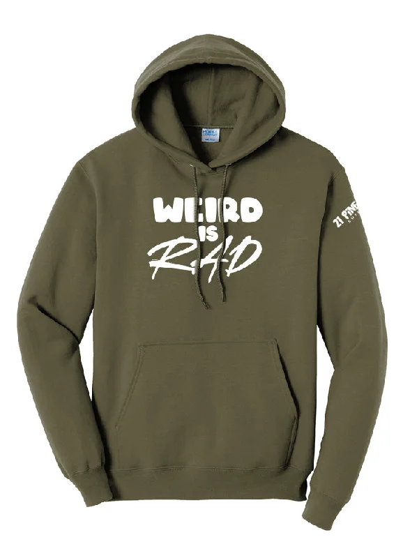 Weird is Rad Hoodie Traditional Men's Country