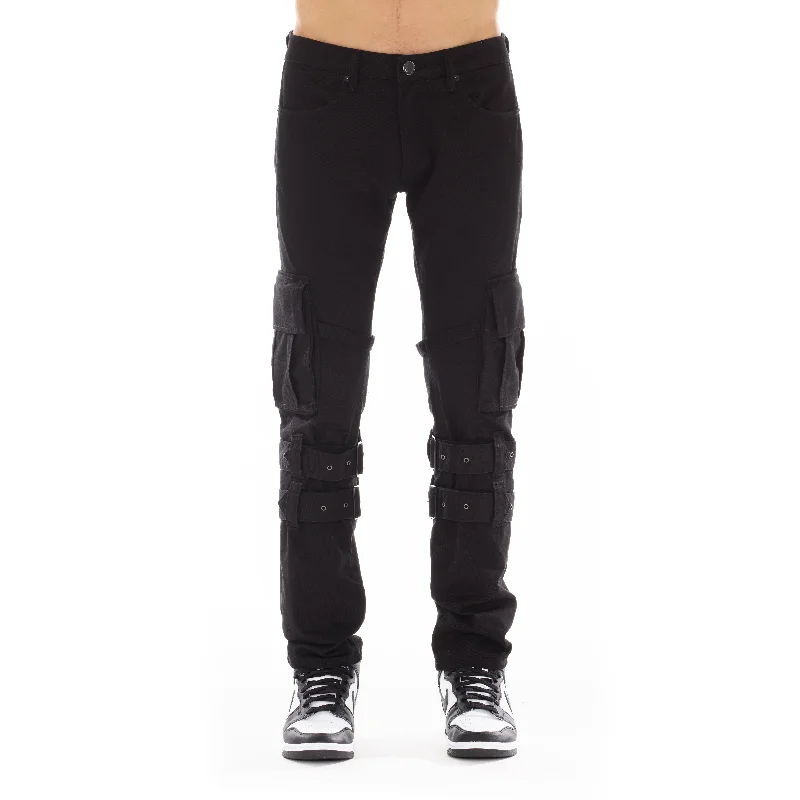 CARGO JEANS IN BLACK Bold Men's Statement