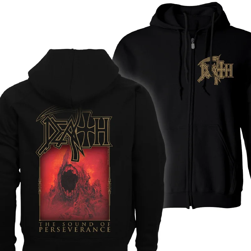 Death "The Sound Of Perseverance" Zip Hoodie Traditional Men's Wool