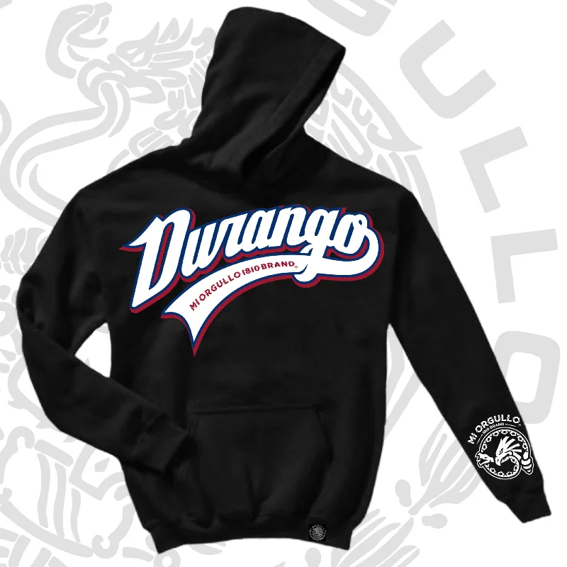 DURANGO BLACK HOODIE Minimalist Men's Casual 