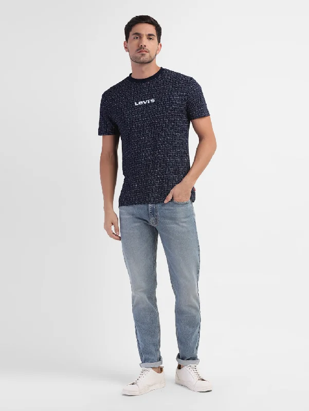 Men's Brand Logo Regular Fit T-shirt Traditional Men's Wool