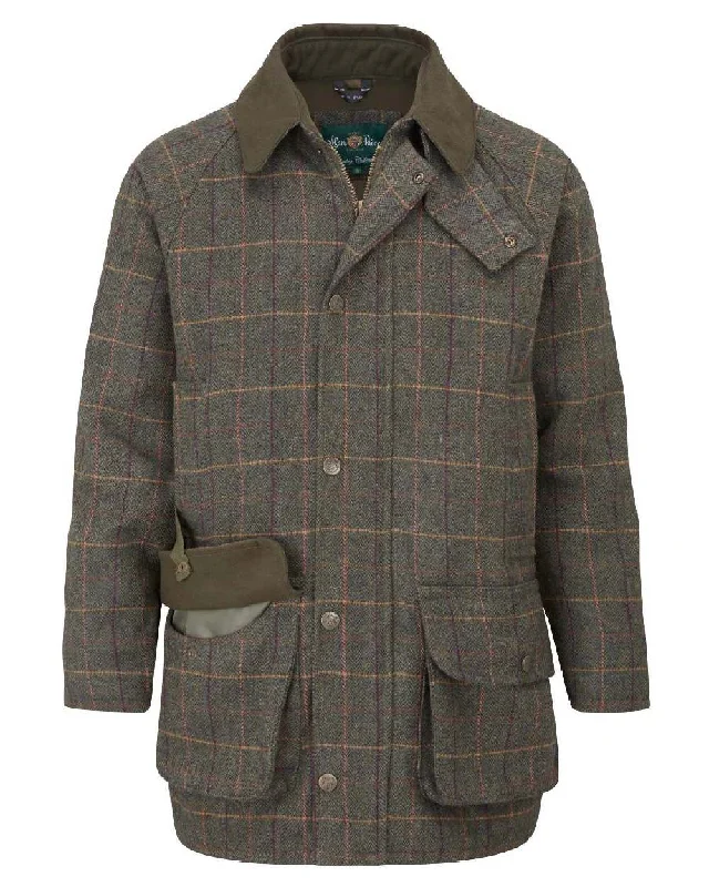 Alan Paine Rutland Waterproof Tweed Shooting Coat Luxurious Men's High