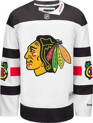 Youth Chicago Blackhawks 2016 Stadium Series Premier Jersey Stitched NHL Reebok Sporty Men's Athleisure 