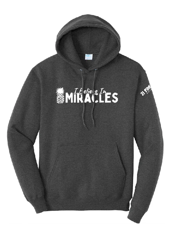 I Believe In Miracles Hoodie Youthful Men's Pop