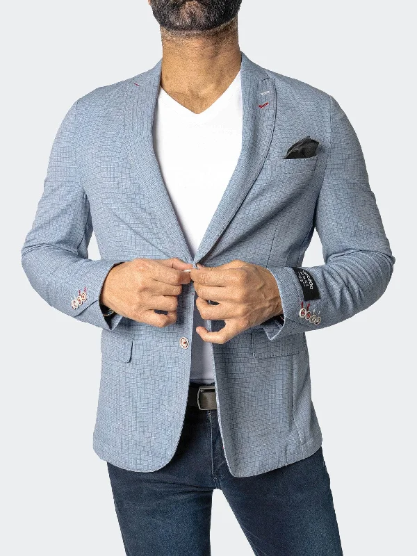 Blazer Unconstructed Pipeline Grey Dynamic Men's High