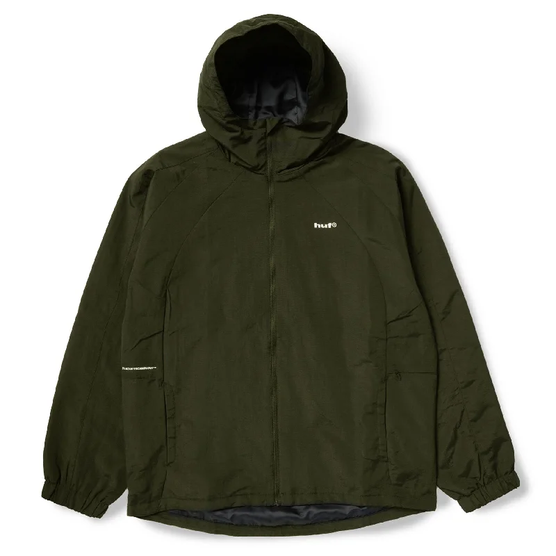 Huf Set Shell Jacket Hunter Green Cool Men's Skate