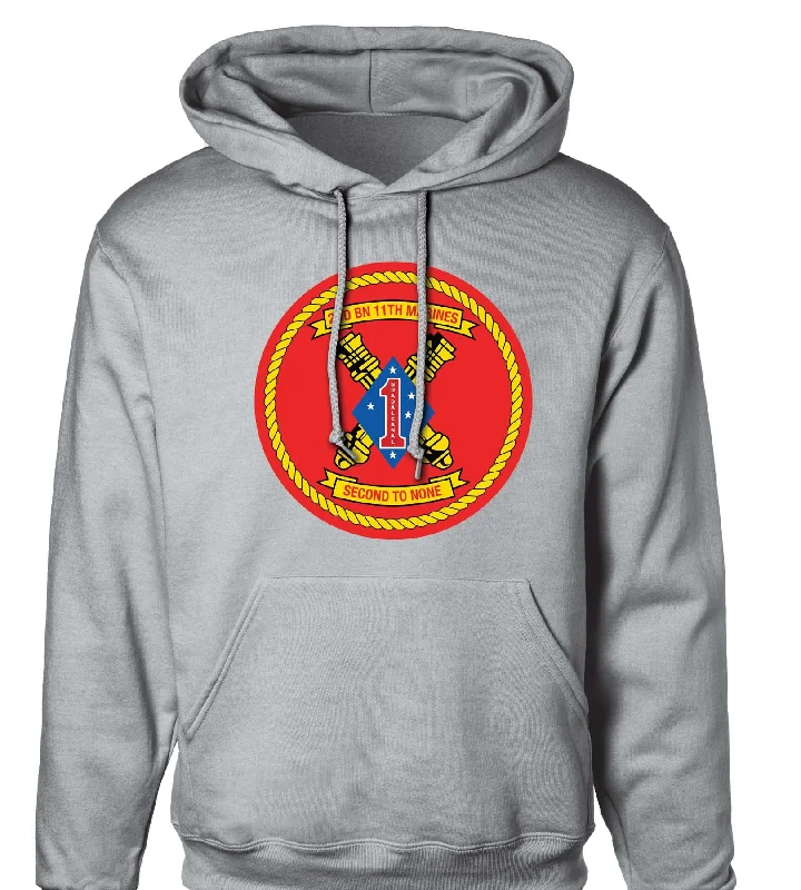 2nd Battalion 11th Marines Hoodie Sporty Men's Athleisure 