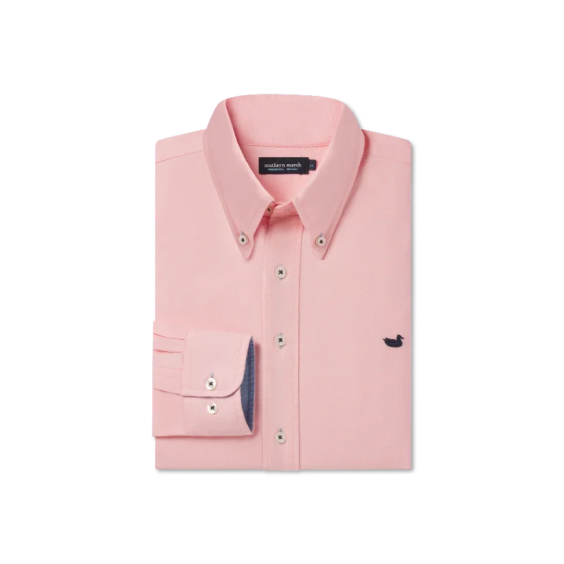 University Shirt - Oxford Polished Men's Silk