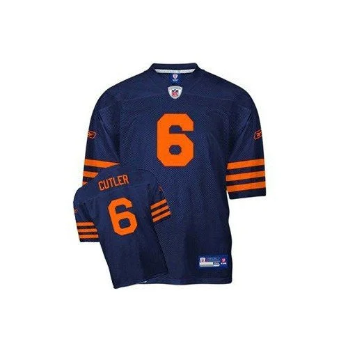 Jay Cutler #6 Chicago Bears Reebok NFL Youth Blue 1940s Authentic Throwback NFL Jersey Traditional Men's Wool