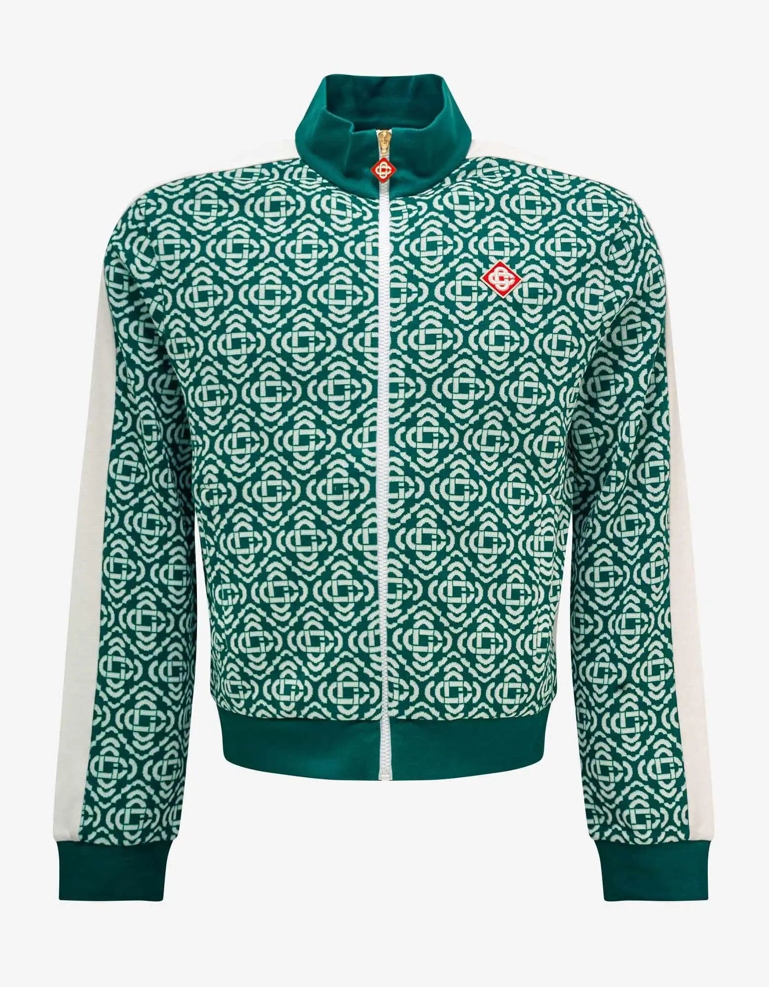 Casablanca Green Monogram Track Jacket Bohemian Men's Free