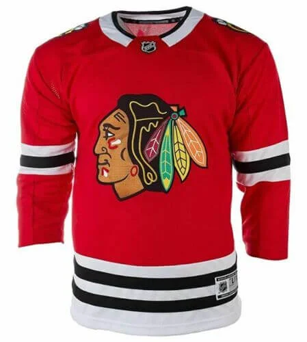 Chicago Blackhawks NHL Youth Premier Home Jersey - Red Youthful Men's Anime