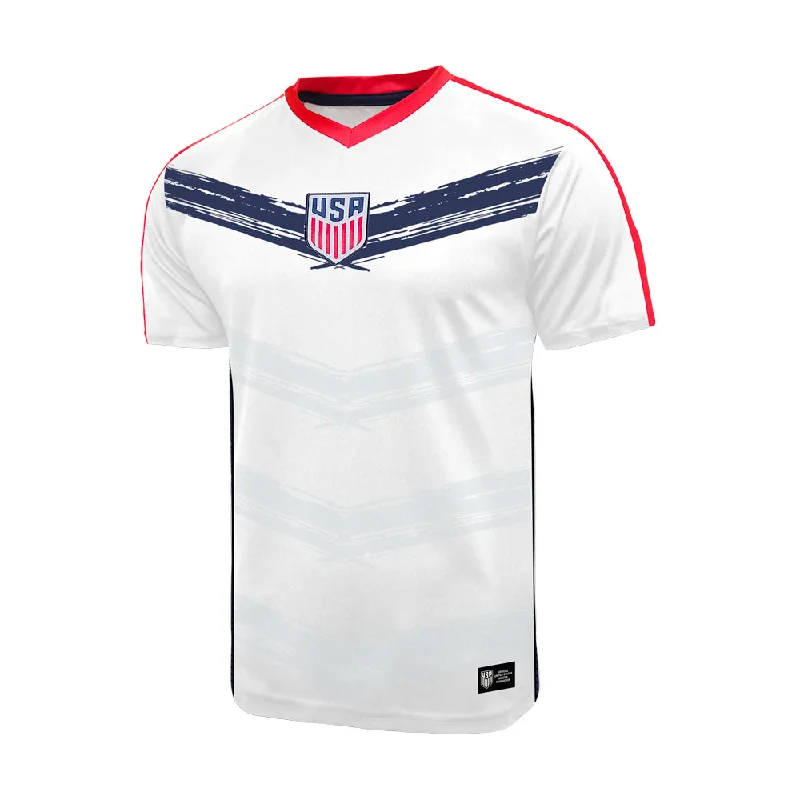 U.S. Soccer USMNT Adult Crossover Game Day Shirt Confident Men's High